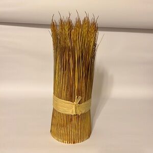Elements 12 inches Wheat Plastic Artificial Greenery